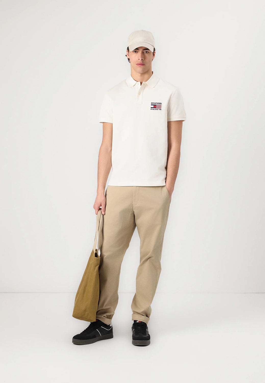 TOMMY HILFIGER FLAG BADGE REG POLO MW0MW39836