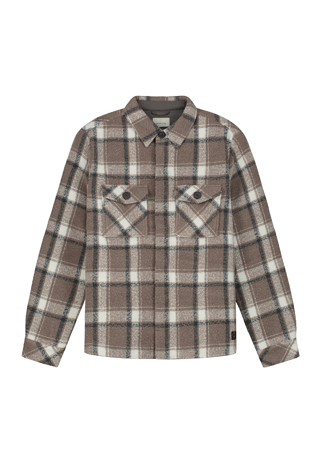 DSTREZZED TEPPE CHECK BOUCLE OVERSHIRT 150034