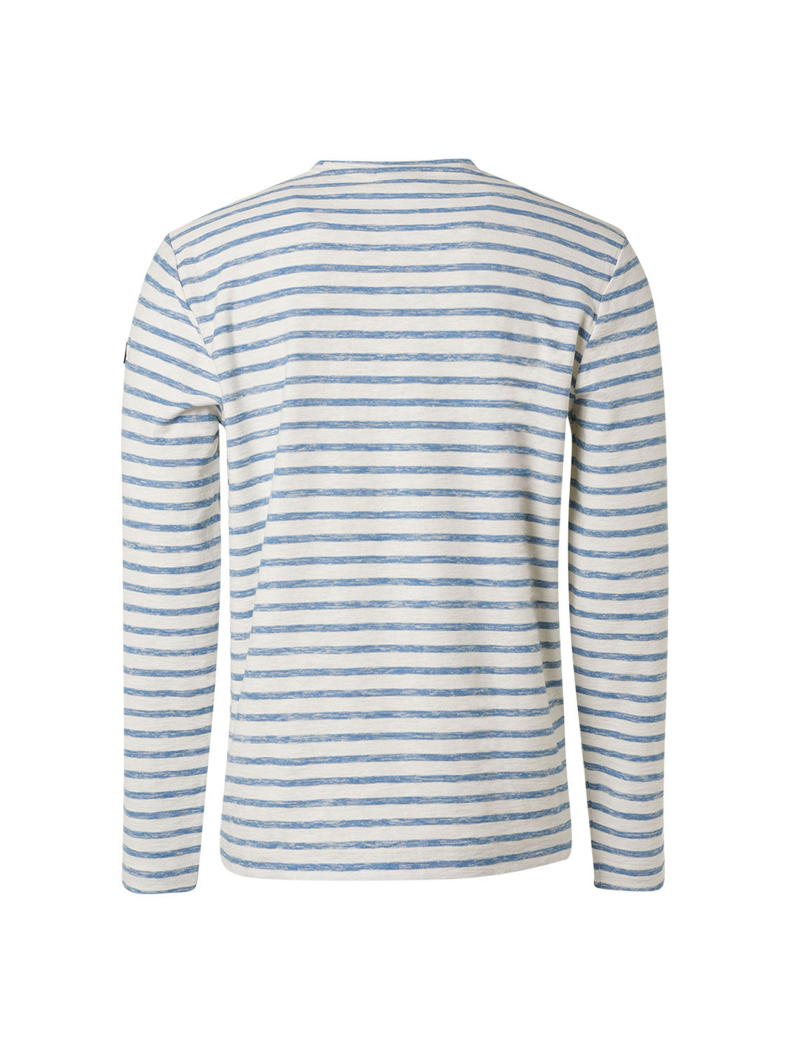NO EXCESS SLUB JERSEY CREWNECK STRIPE L/S T-SHIRT 19140201