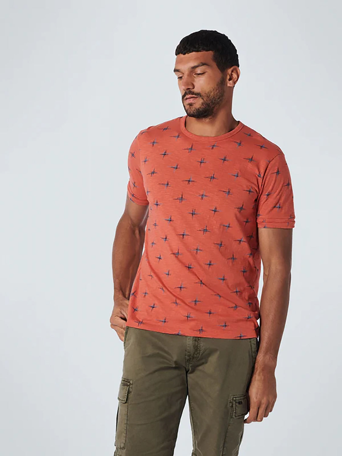 NO EXCESS ALLOVER PRINT CREWNECK T-SHIRT 19350372