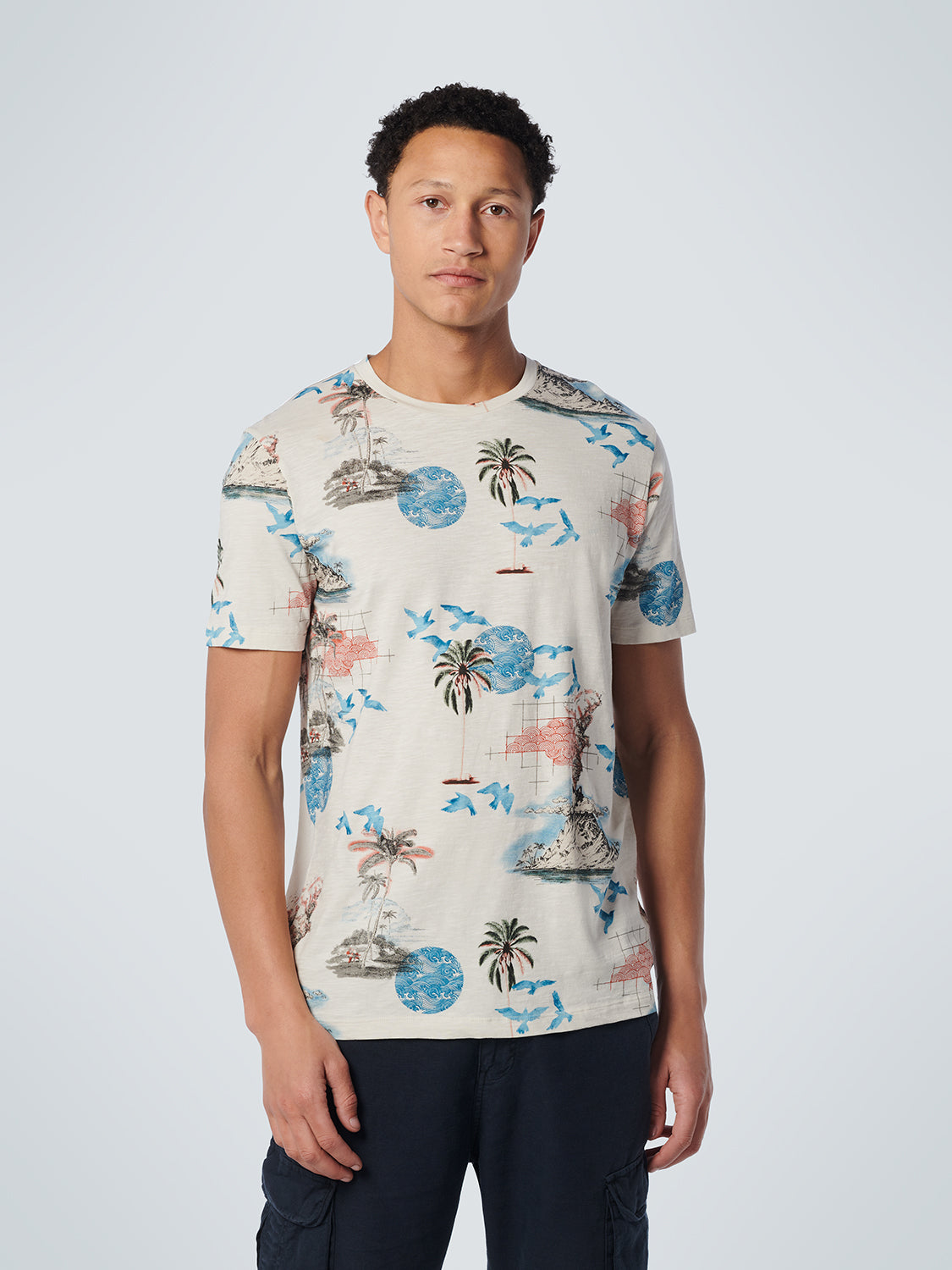 NO EXCESS ALLOVER PRINT CREWNECK T-SHIRT 19350374