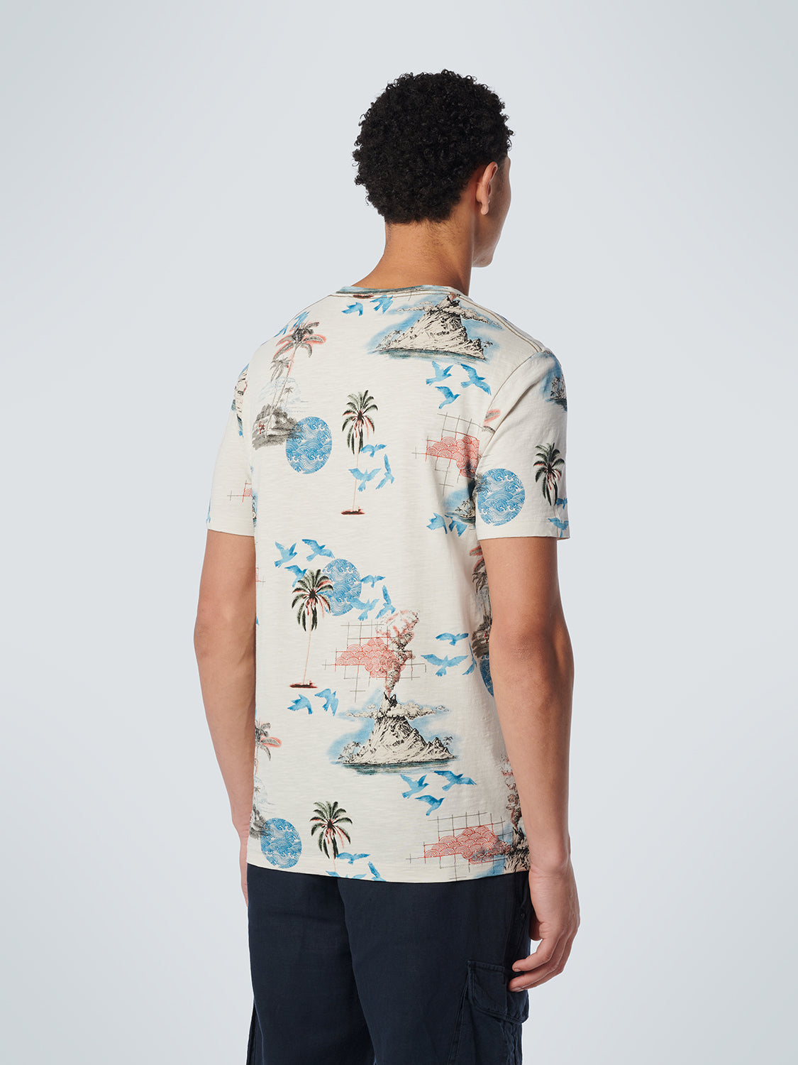 NO EXCESS ALLOVER PRINT CREWNECK T-SHIRT 19350374