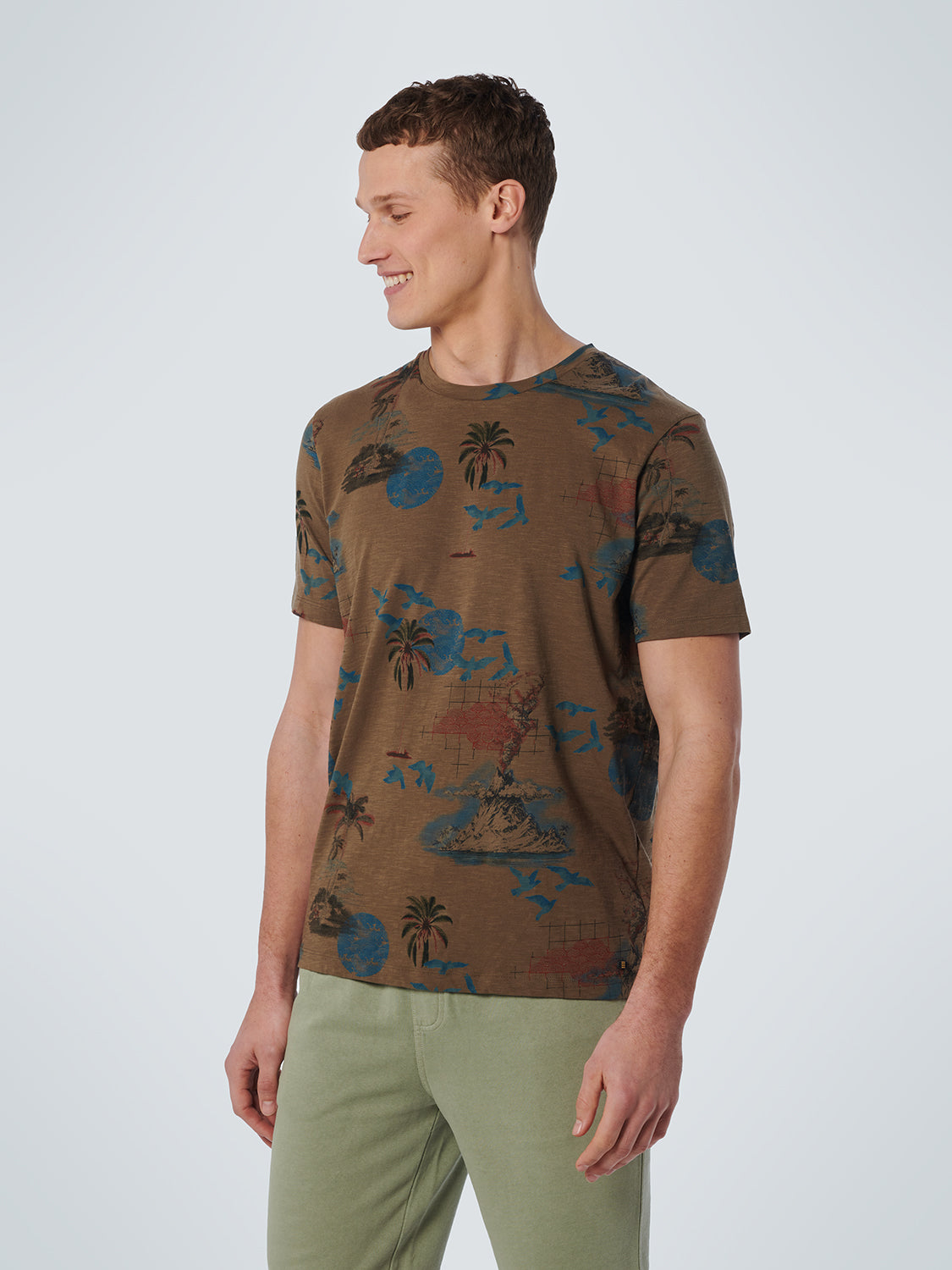 NO EXCESS ALLOVER PRINT CREWNECK T-SHIRT 19350374