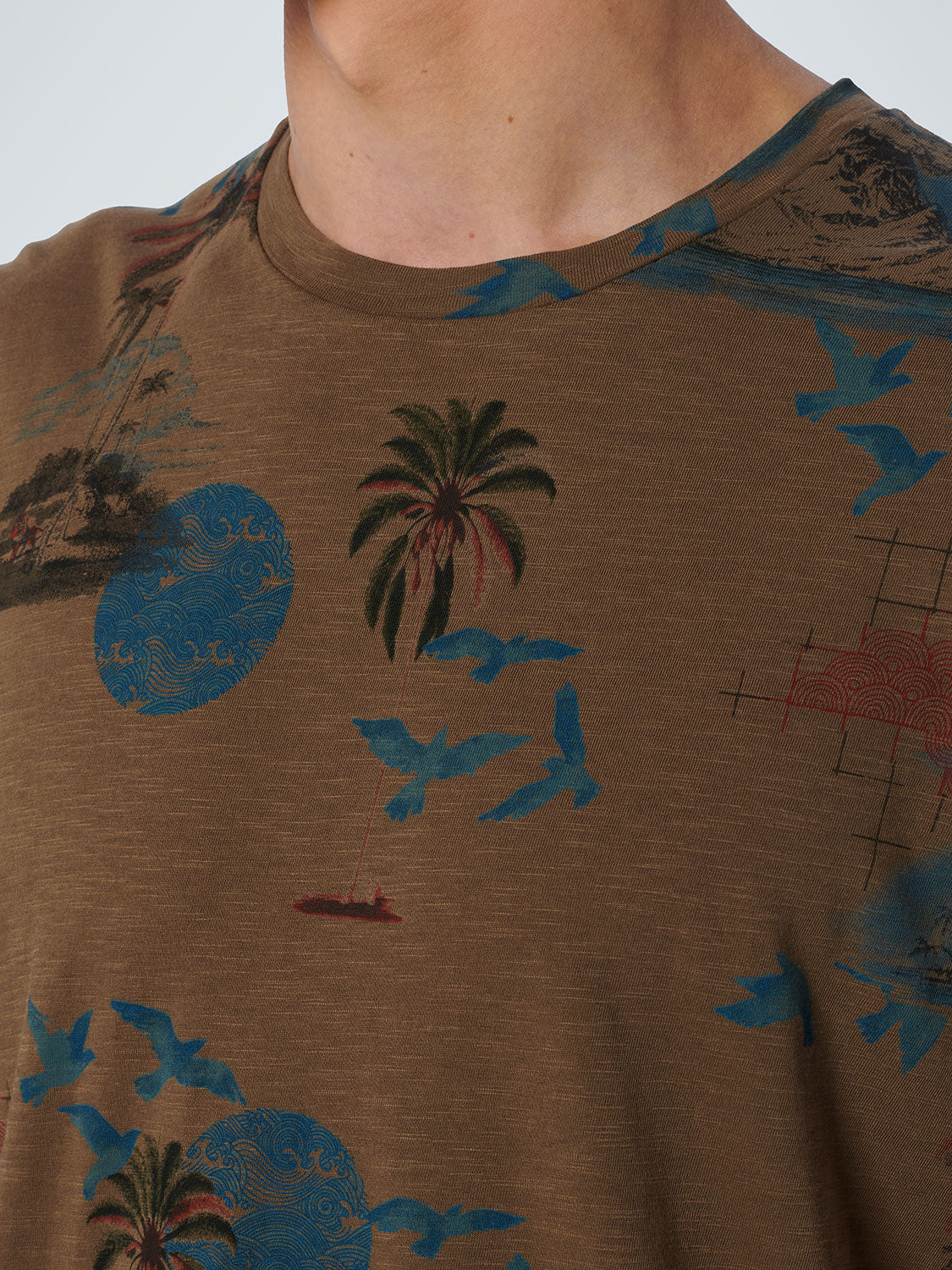 NO EXCESS ALLOVER PRINT CREWNECK T-SHIRT 19350374