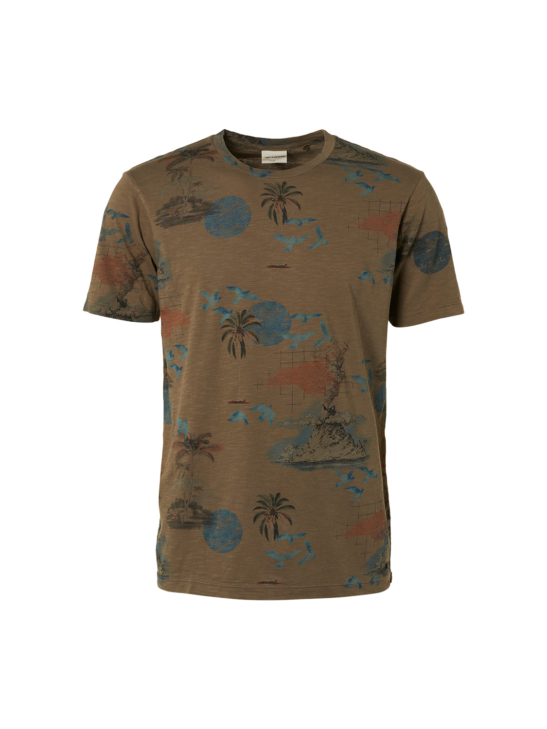 NO EXCESS ALLOVER PRINT CREWNECK T-SHIRT 19350374