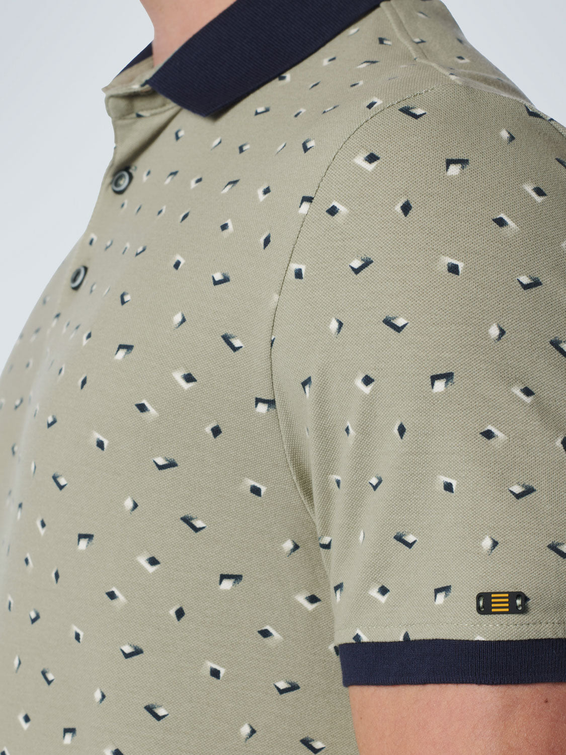 NO EXCESS ALL OVER PRINT PIQUE STRETCH POLO 19370211SN