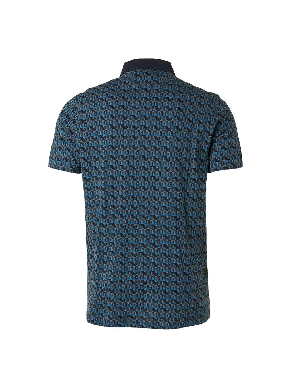 NO EXCESS ALLOVER PRINT STRETCH PIQUE POLO 19370319
