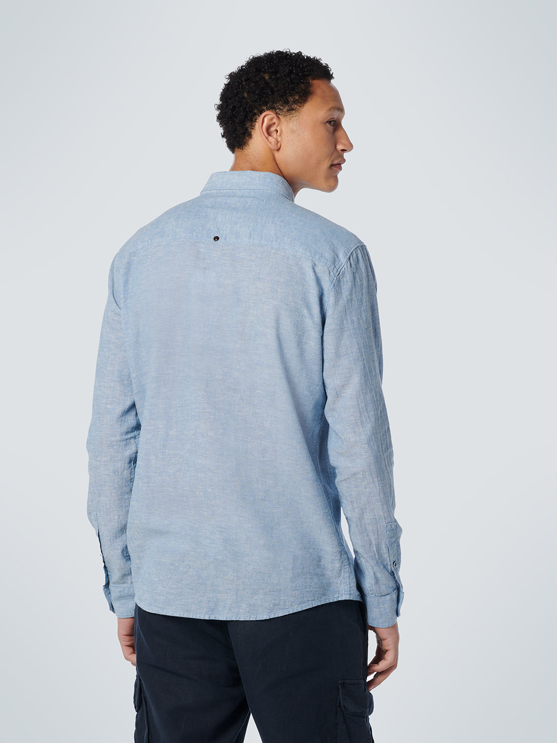 NO EXCESS LINEN BLEND L/S SHIRT 19470215