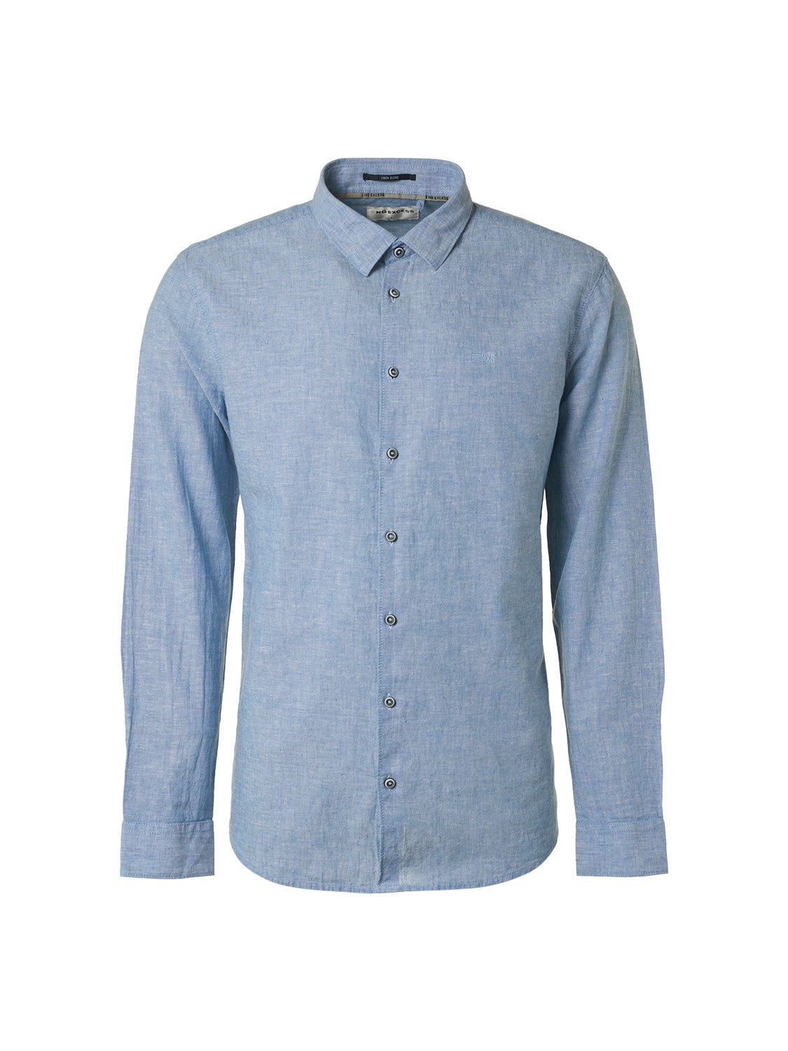 NO EXCESS LINEN BLEND L/S SHIRT 19470215