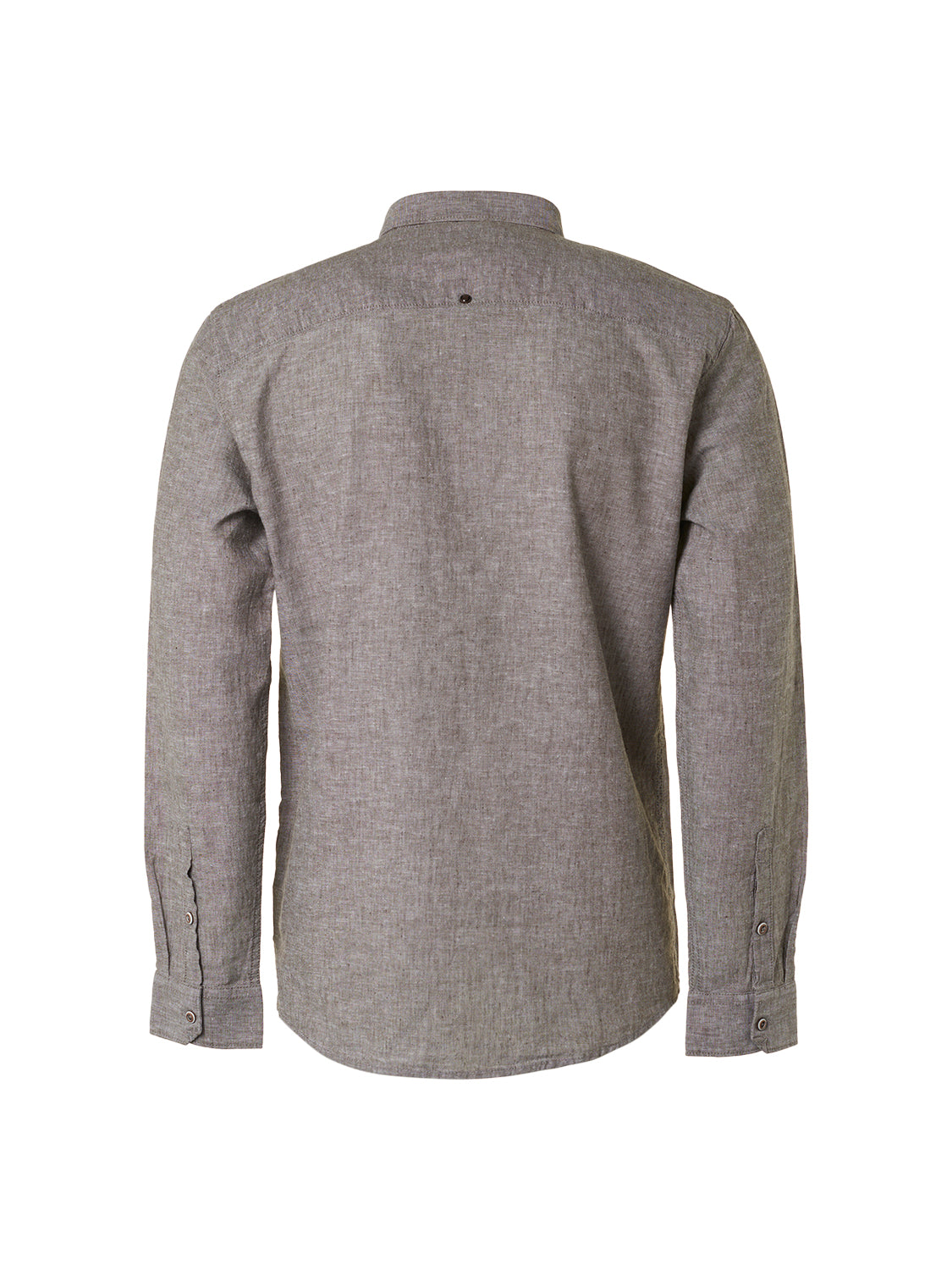 NO EXCESS LINEN BLEND L/S SHIRT 19470215