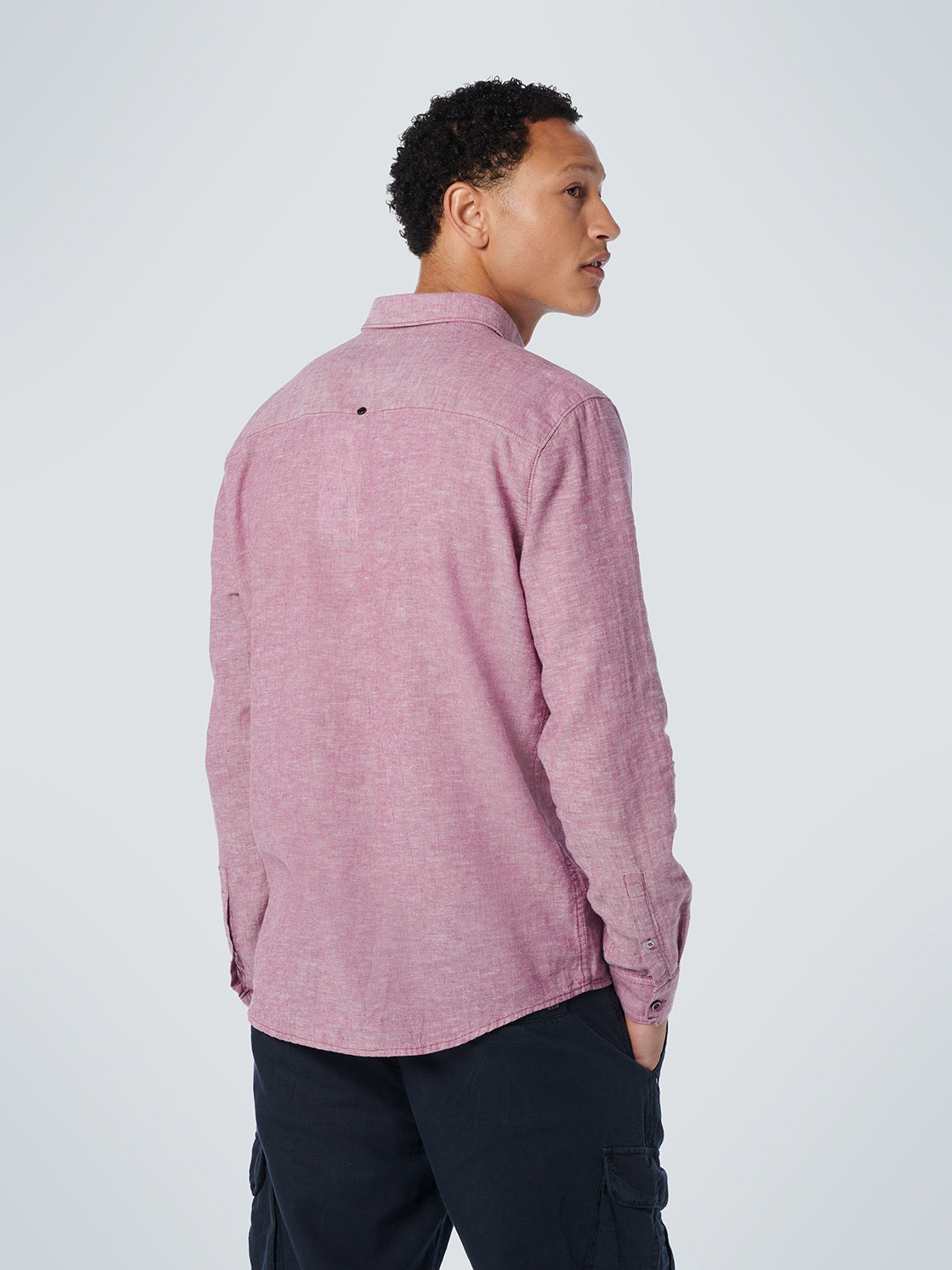 NO EXCESS LINEN BLEND L/S SHIRT 19470215