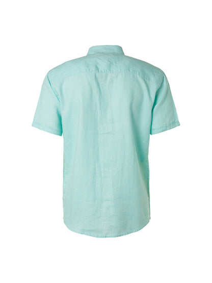 NO EXCESS SOLID LINEN S/S SHIRT 19490364
