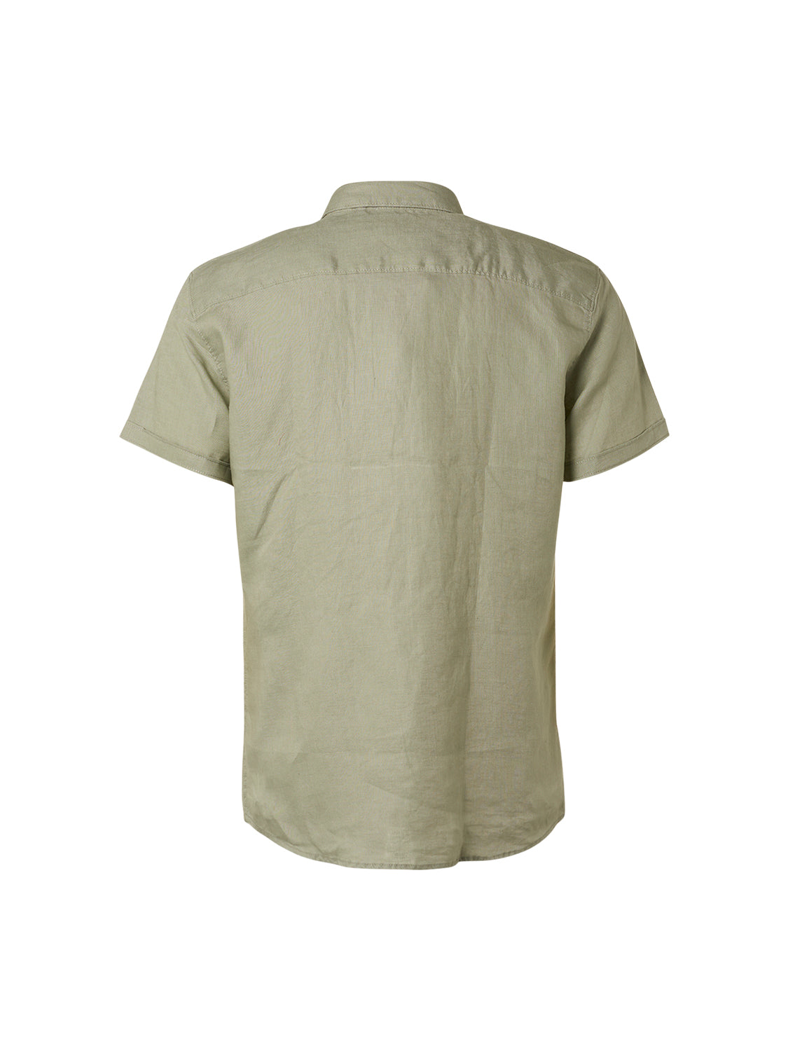 NO EXCESS SOLID LINEN S/S SHIRT 19490364