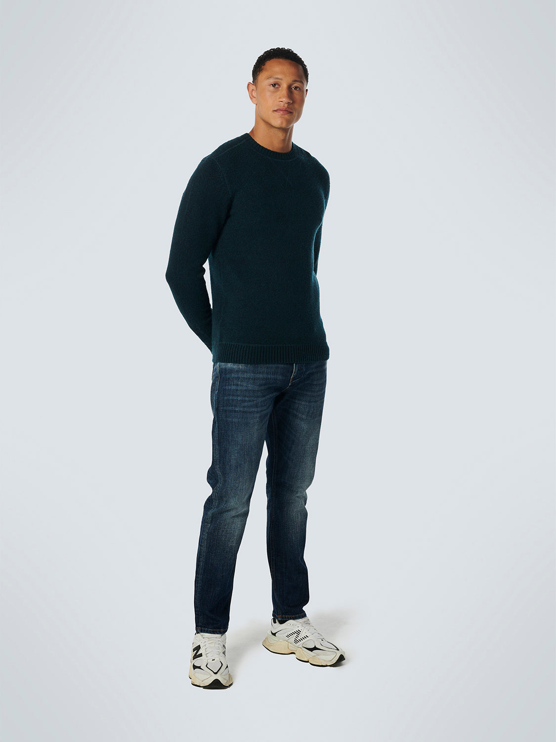 NO EXCESS CREWNECK SOFT STRETCH PULLOVER 21210918