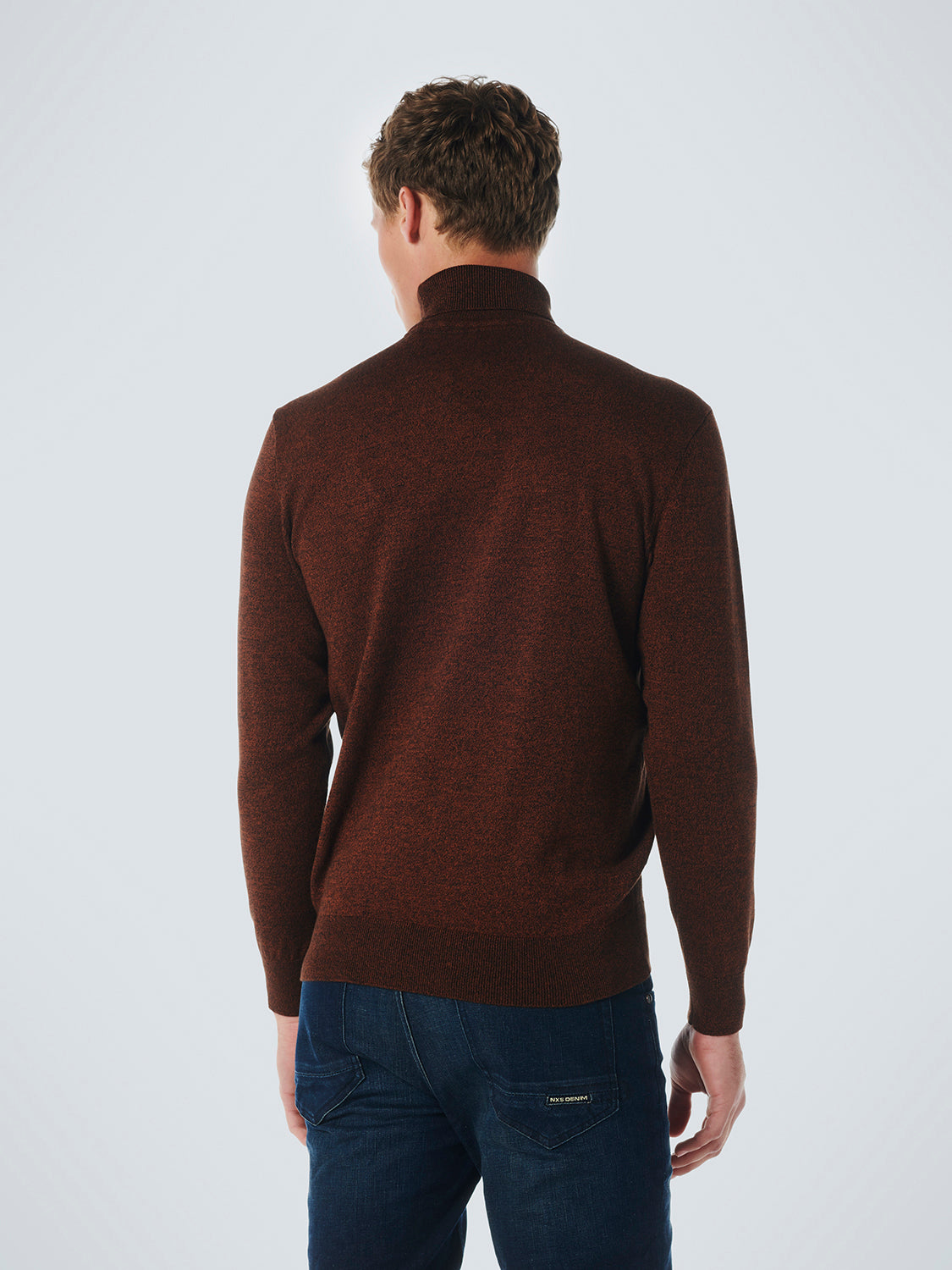 NO EXCESS PULLOVER 2 COLOURED MELANGE ROLLNECK 21210982
