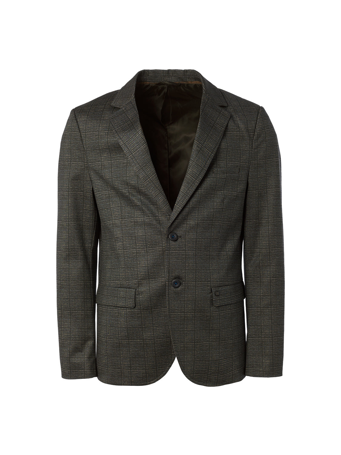NO EXCESS JERSEY STRETCH CHECK BLAZER 21910805