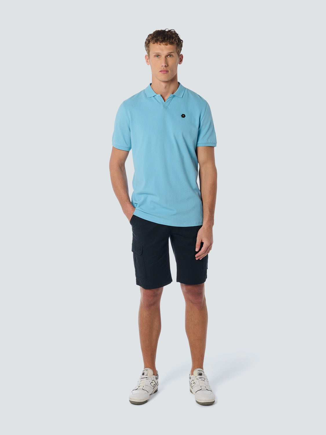 NO EXCESS JOHNNY COLLAR SOLID POLO 23390361