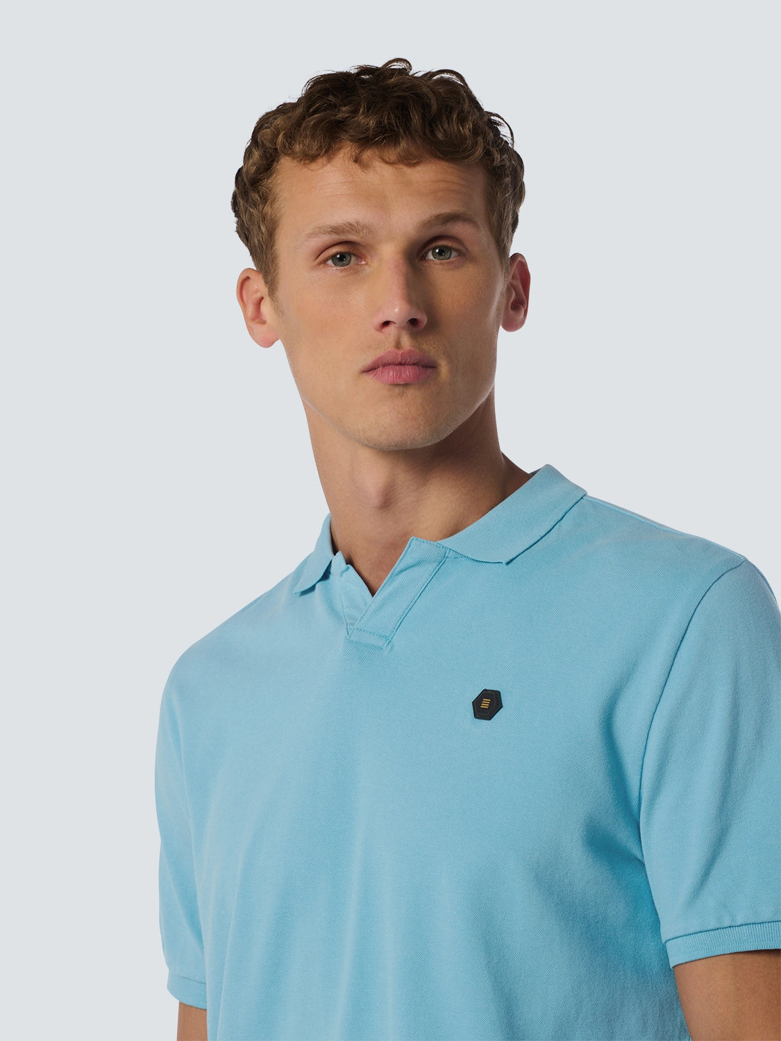 NO EXCESS JOHNNY COLLAR SOLID POLO 23390361