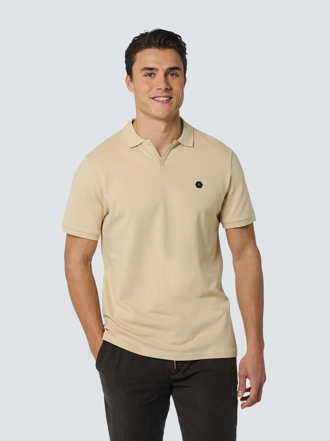 NO EXCESS JOHNNY COLLAR SOLID POLO 23390361