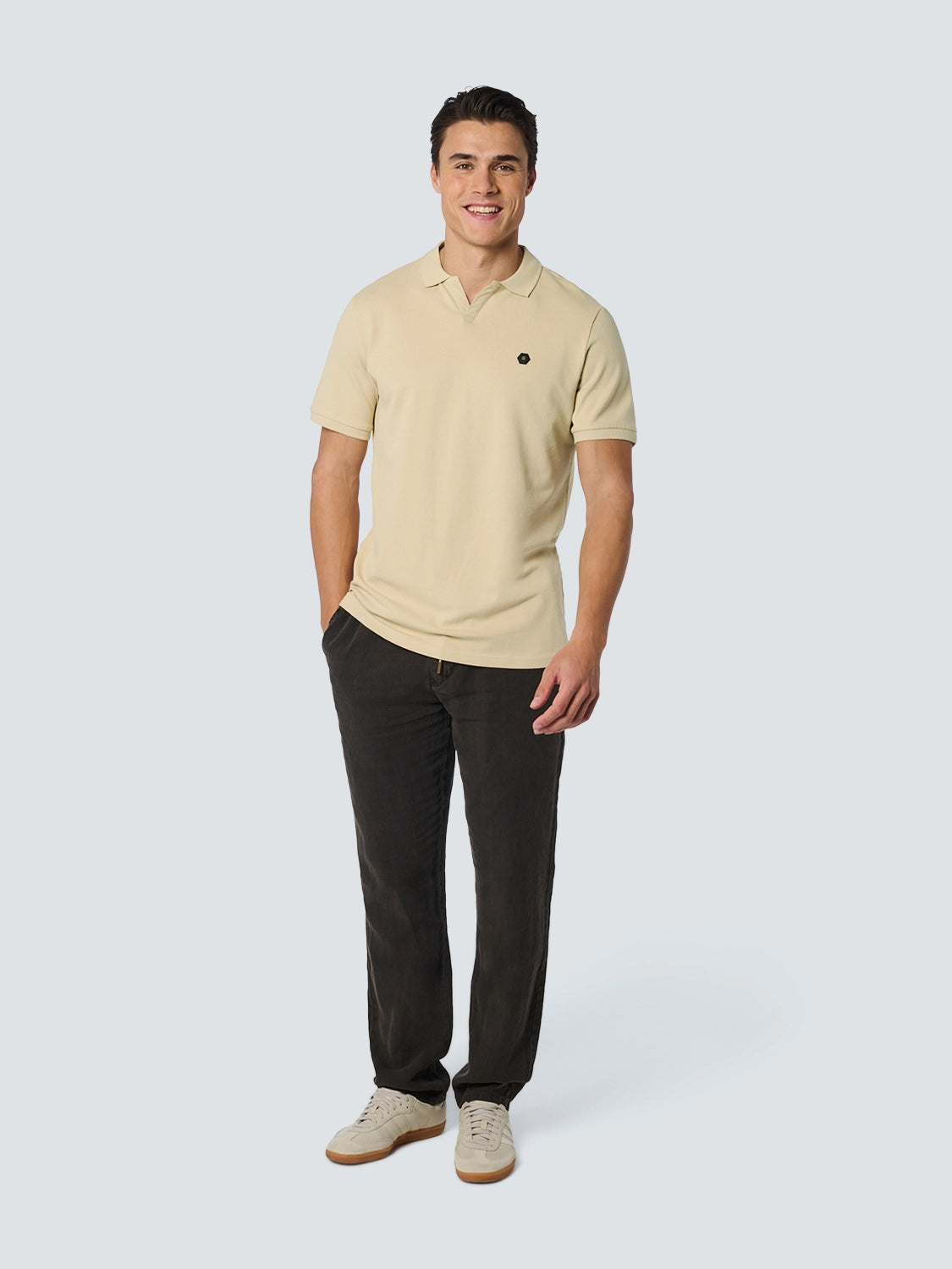 NO EXCESS JOHNNY COLLAR SOLID POLO 23390361