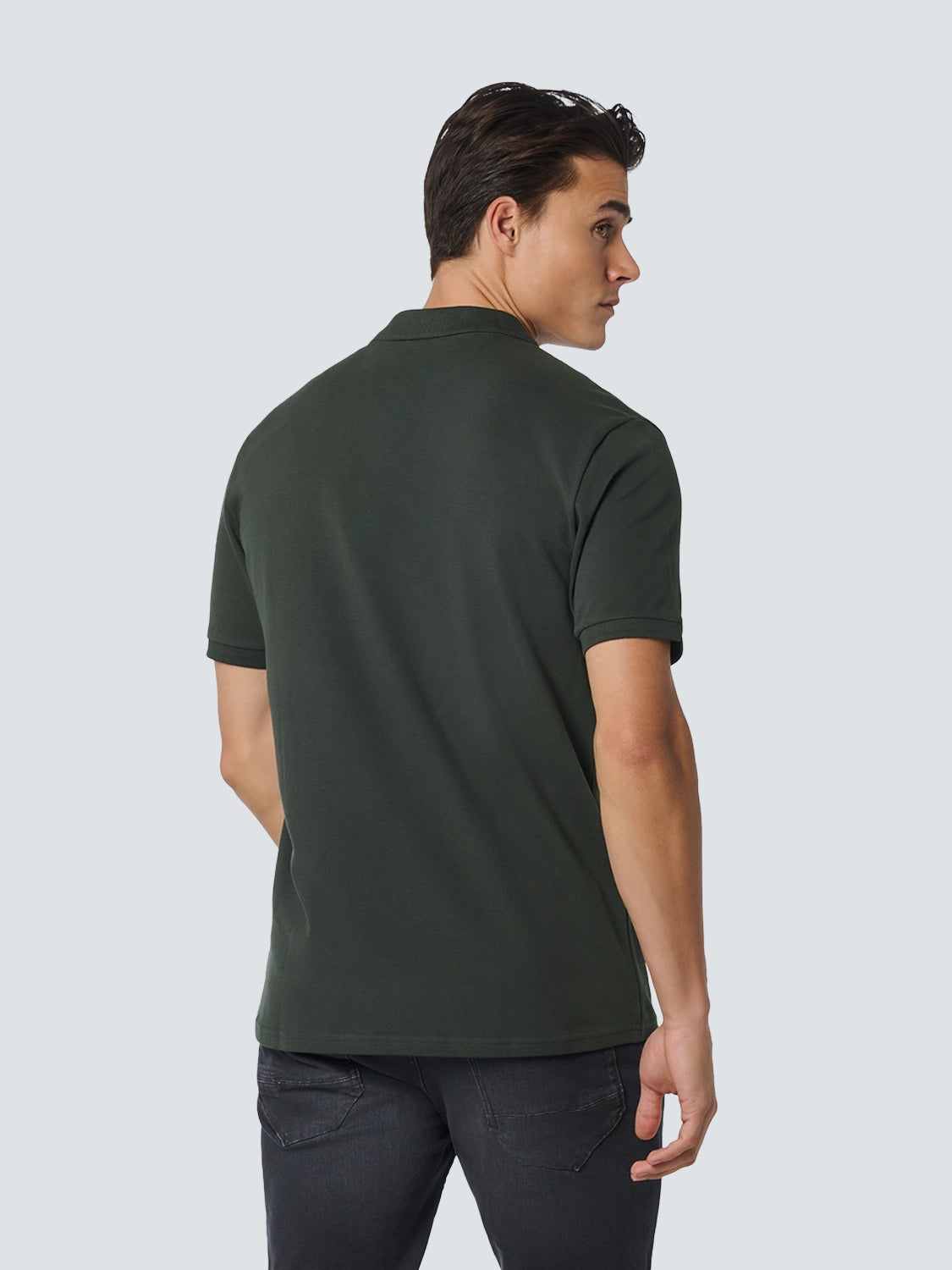 NO EXCESS JOHNNY COLLAR SOLID POLO 23390361