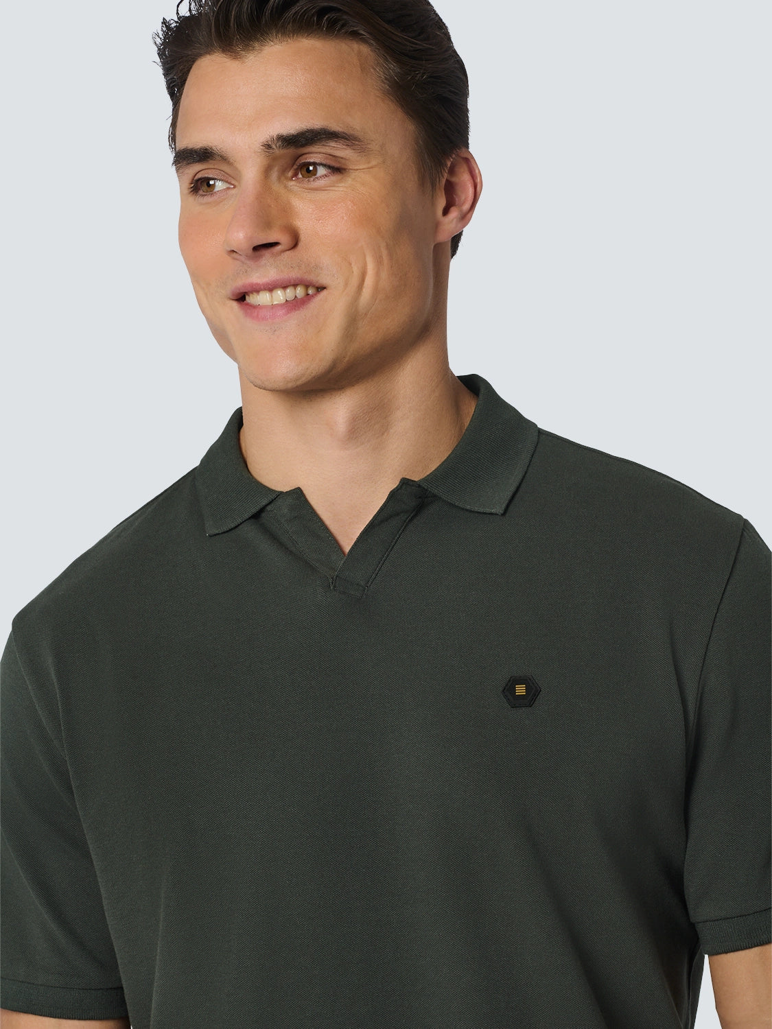 NO EXCESS JOHNNY COLLAR SOLID POLO 23390361
