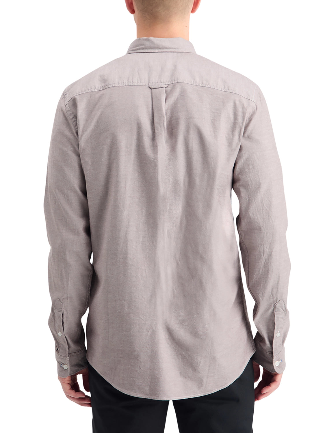 SCOTCH & SODA ESSENTIAL SOLID COTTON OXFORD L/S SHIRT 178705