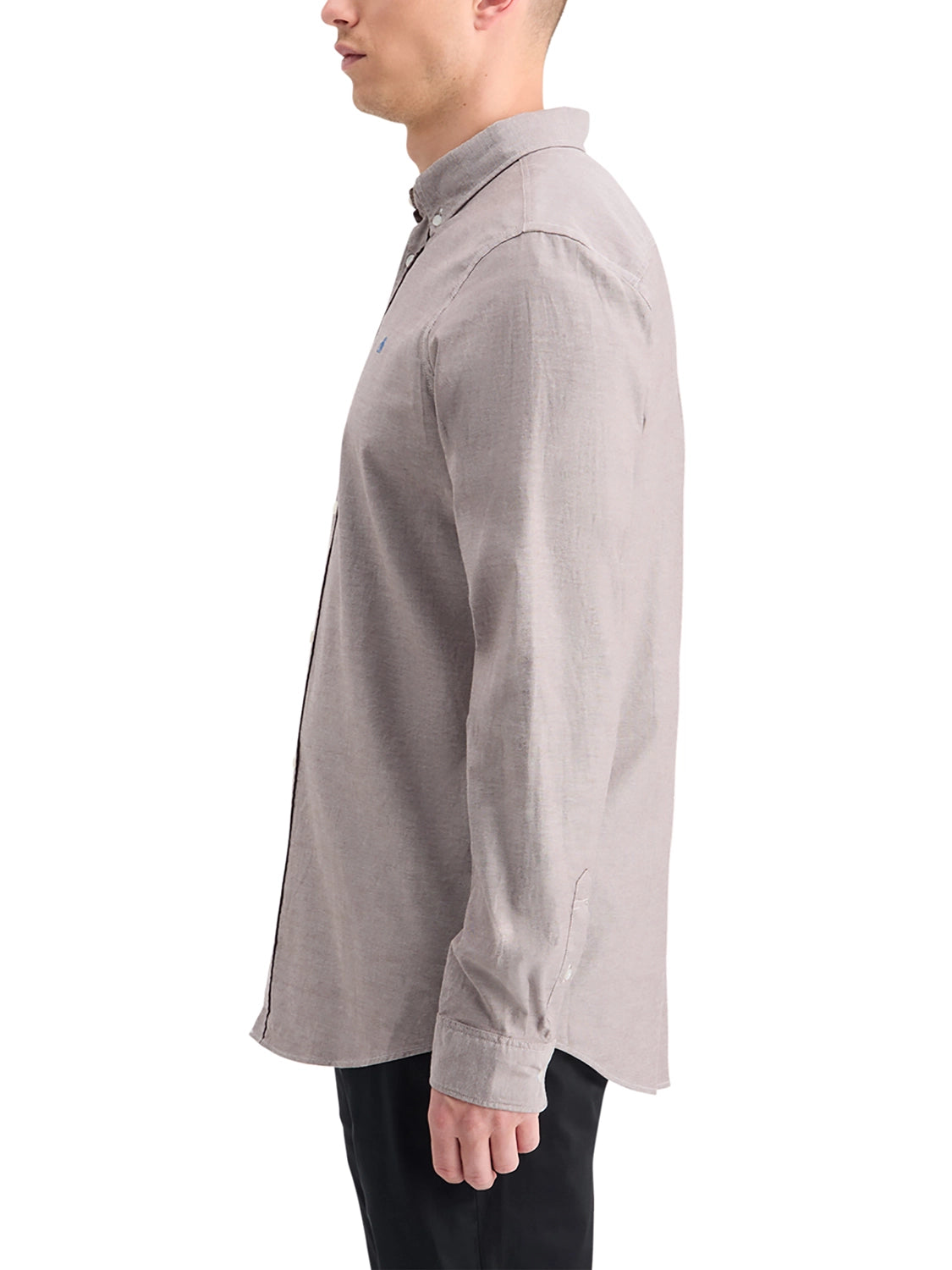 SCOTCH & SODA ESSENTIAL SOLID COTTON OXFORD L/S SHIRT 178705