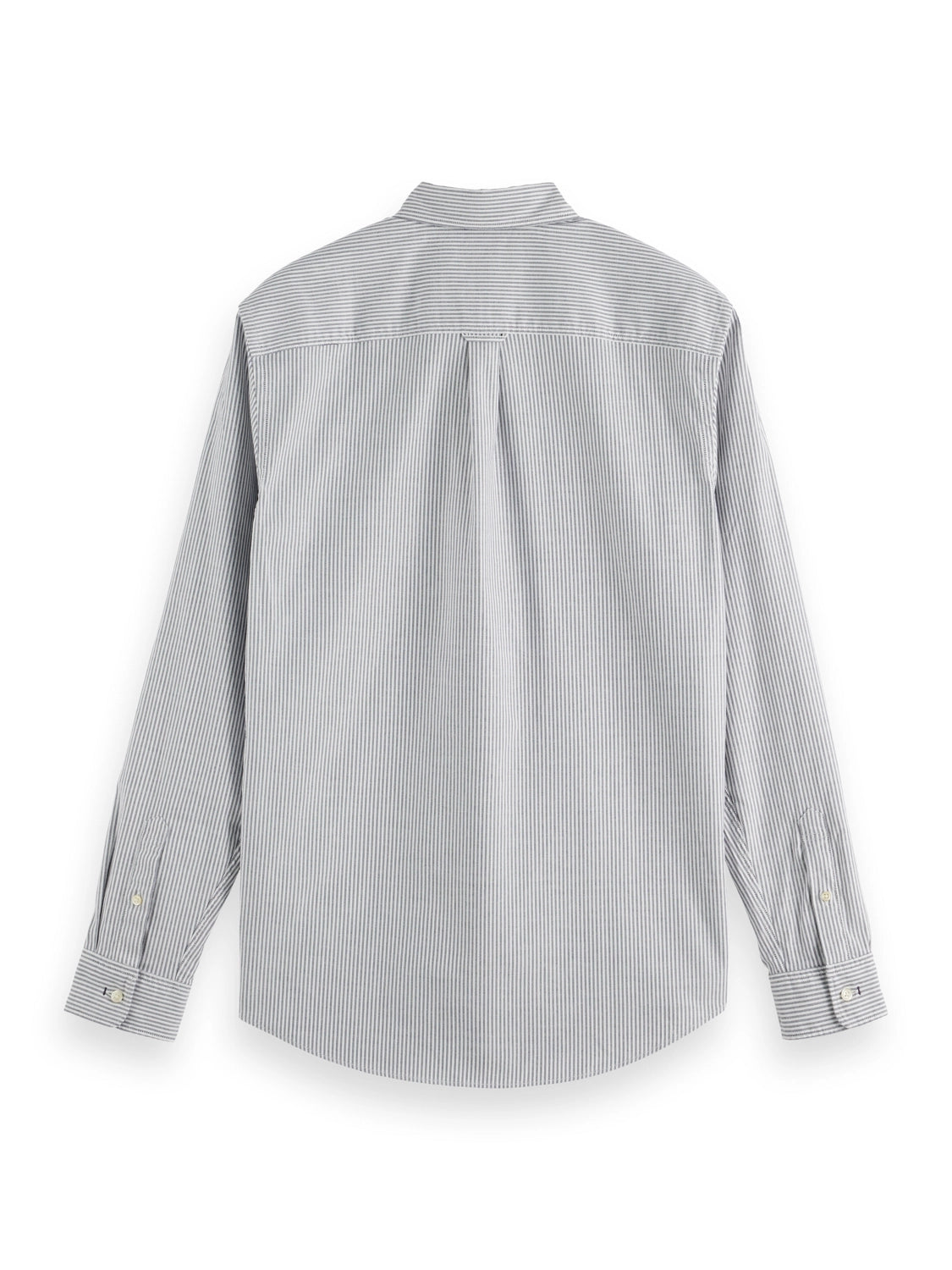 SCOTCH & SODA ESSENTIAL OXFORD COTTON STRIPE L/S SHIRT 178706