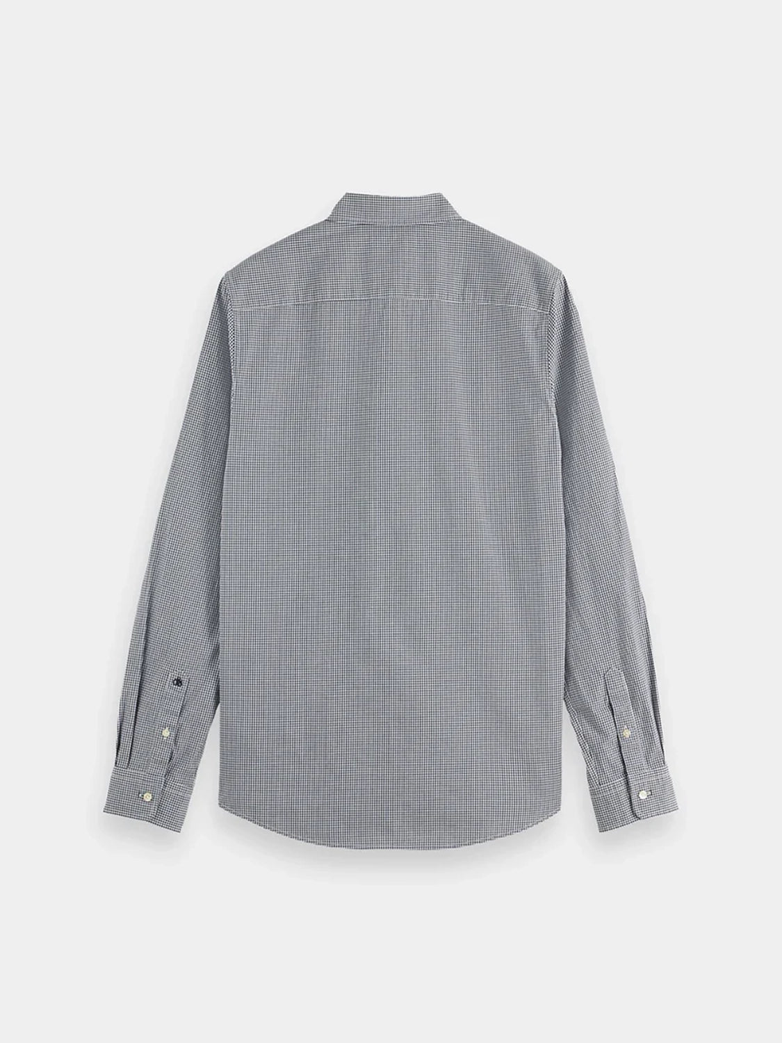 SCOTCH & SODA COTTON POPLIN MICRO CHECK L/S SHIRT 178736
