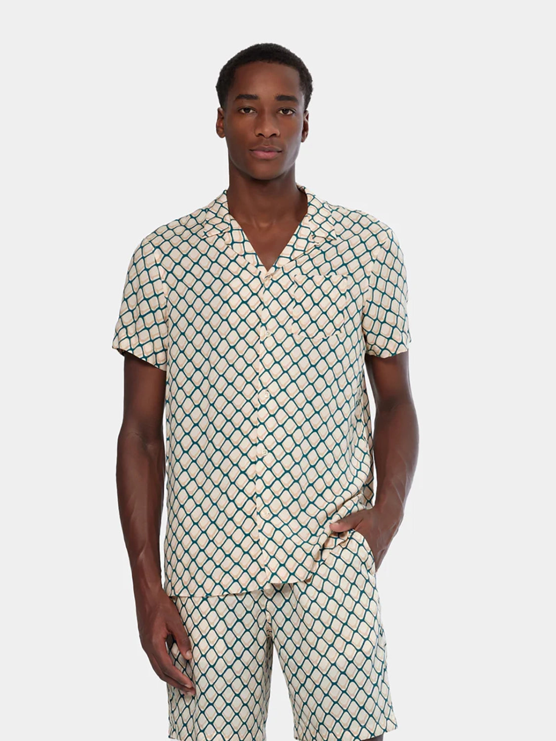 SCOTCH &SODA AOP VISCOSE REG FIT S/S SHIRT 179882