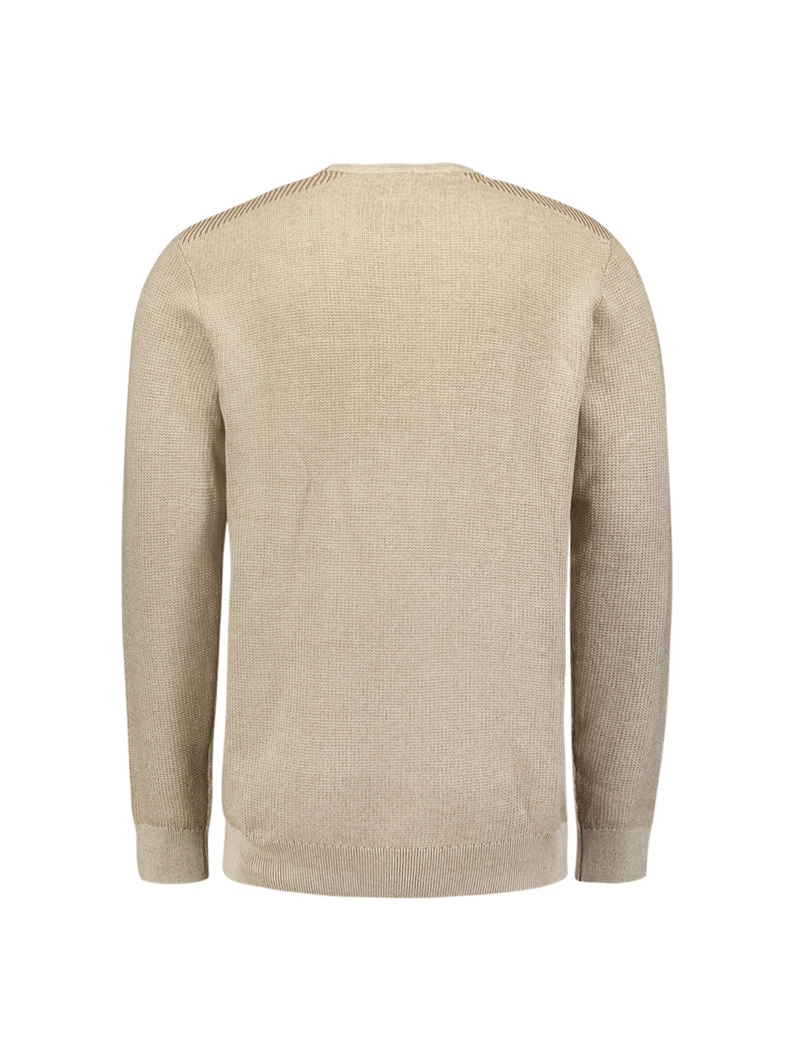 NO EXCESS JACQUARD 2 COLOURED CREWNECK PULLOVER 25230821SN