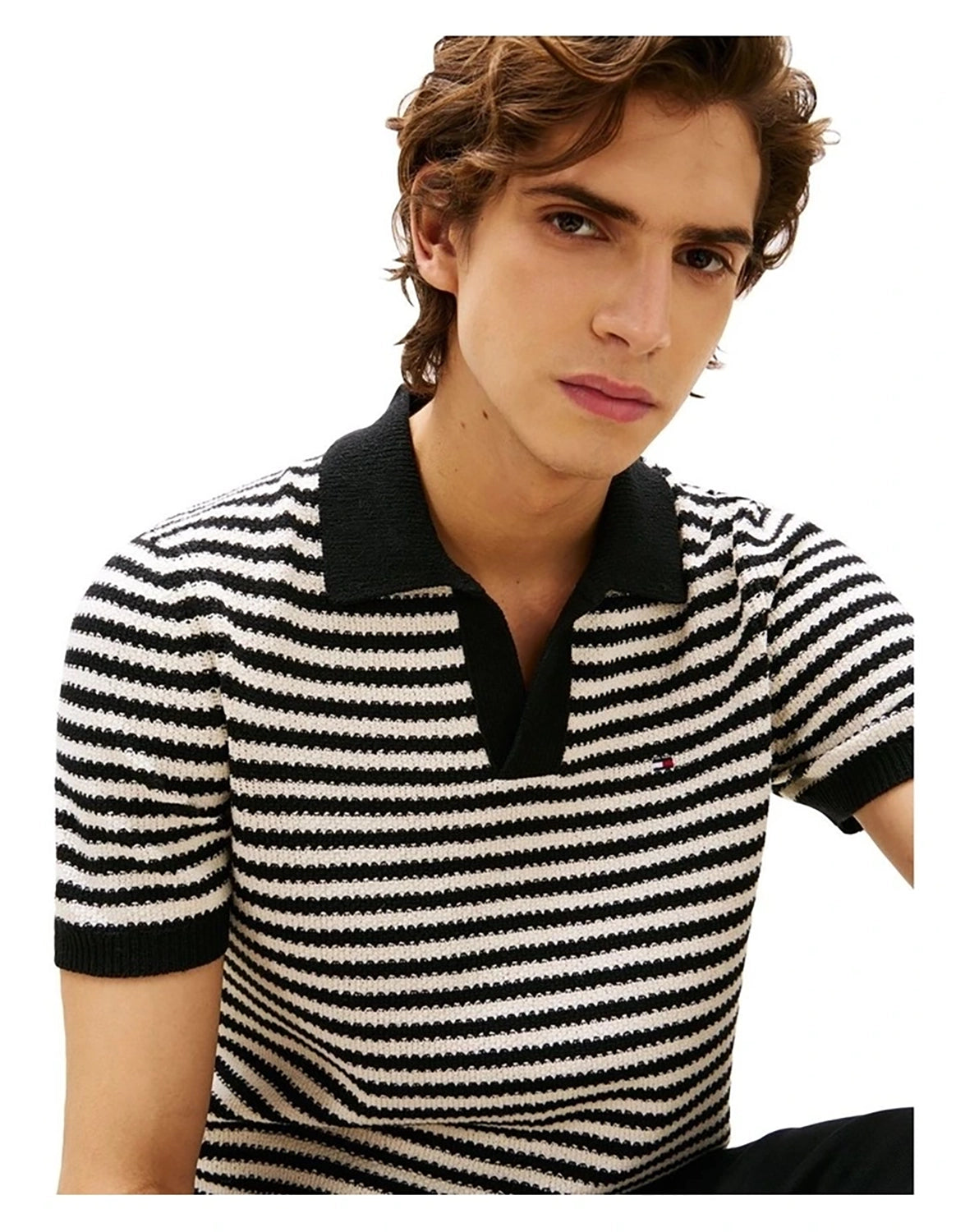TOMMY HILFIGER KNIT TEXTURED S/S POLO MW0MW39531