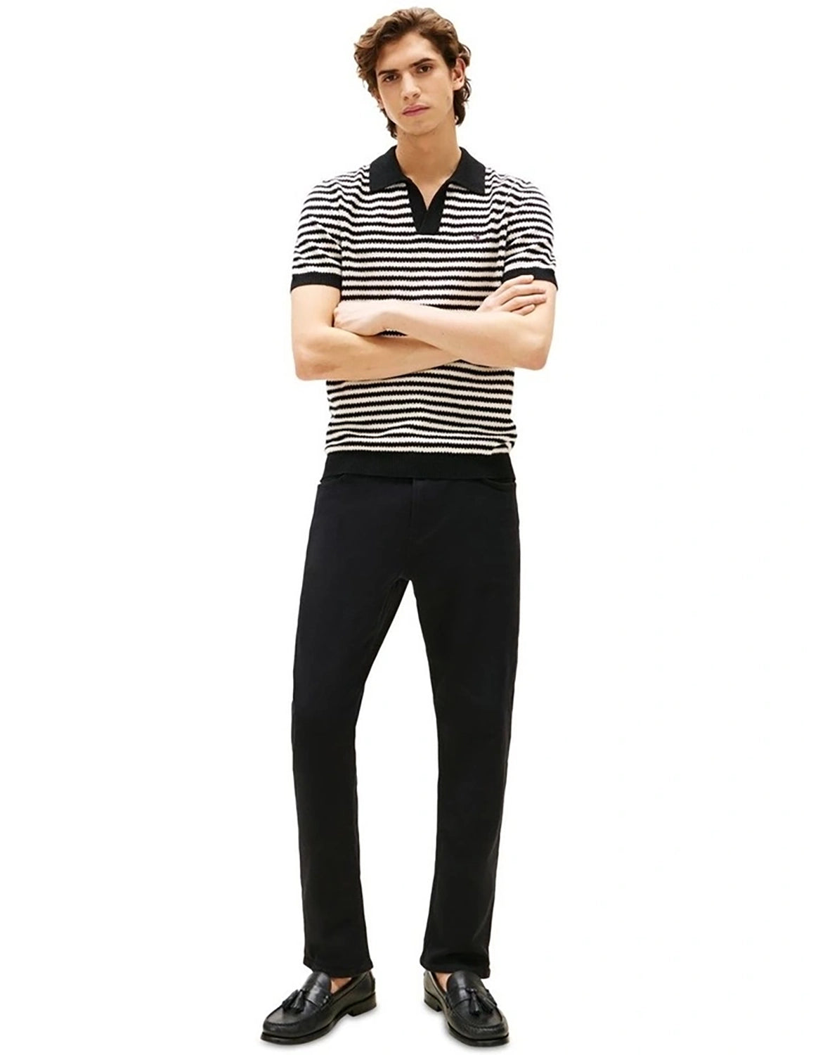 TOMMY HILFIGER KNIT TEXTURED S/S POLO MW0MW39531