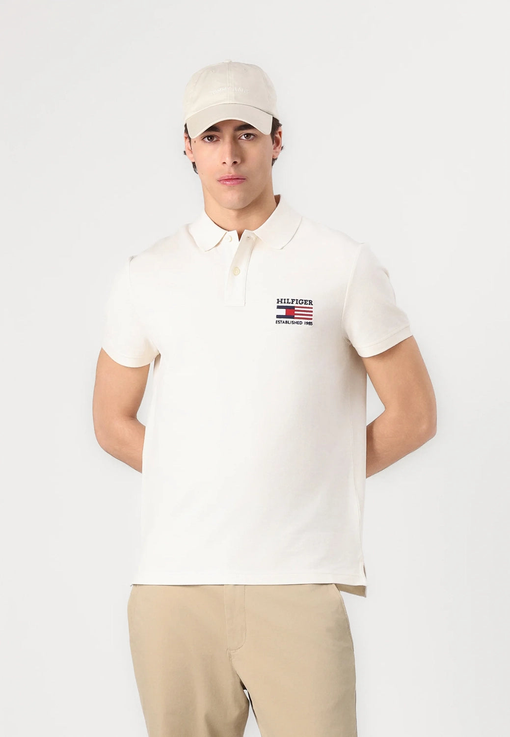 TOMMY HILFIGER FLAG BADGE REG POLO MW0MW39836