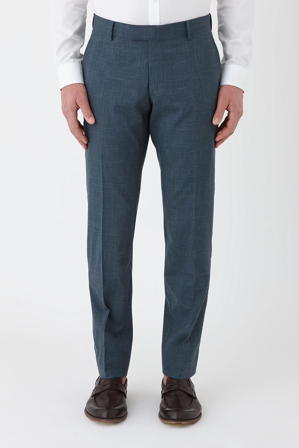 GIBSON CAPER AUST MERINO WOOL / LINEN SUIT TROUSER FGS657