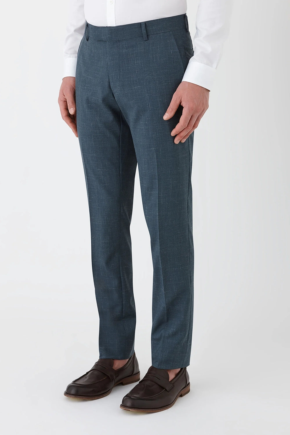 GIBSON CAPER AUST MERINO WOOL / LINEN SUIT TROUSER FGS657