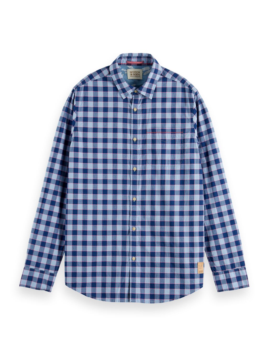 SCOTCH & SODA REGULAR FIT CHECKED L/S SHIRT 169713