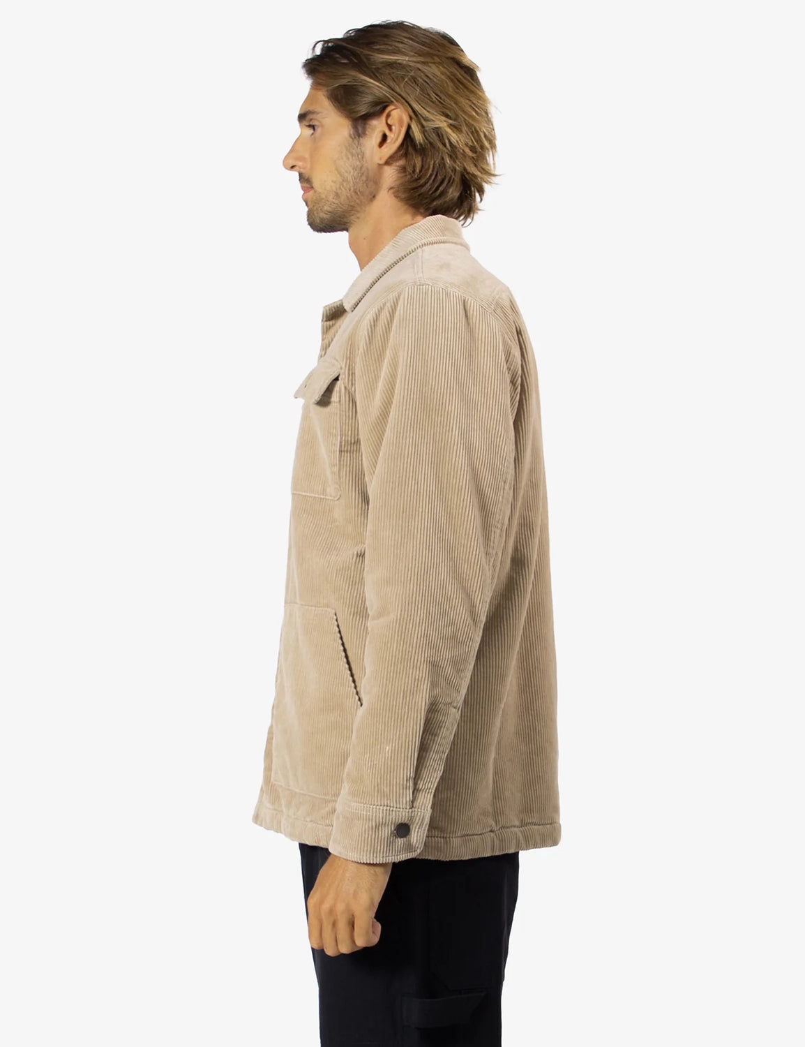 MR SIMPLE CORDUROY STOCKYARD SHERPA WORKER JACKET M093308