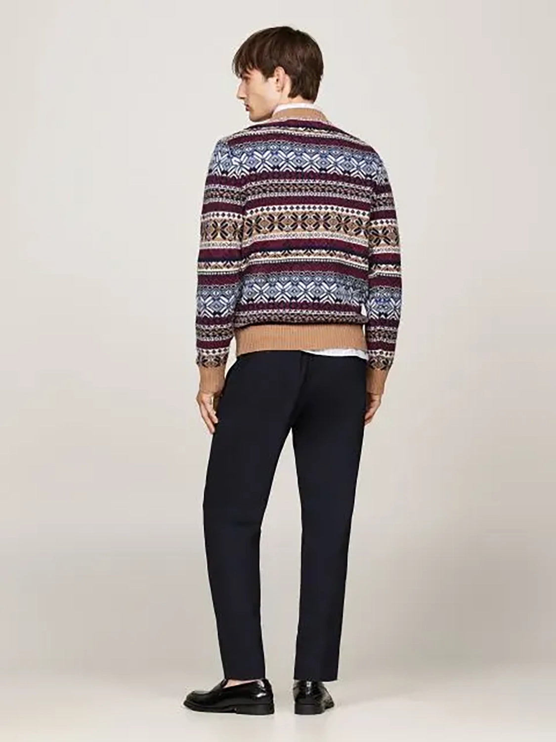 TOMMY HILFIGER WOOL BLEND GIFTING FAIRISLE CREW NECK KNIT MW0MW37026