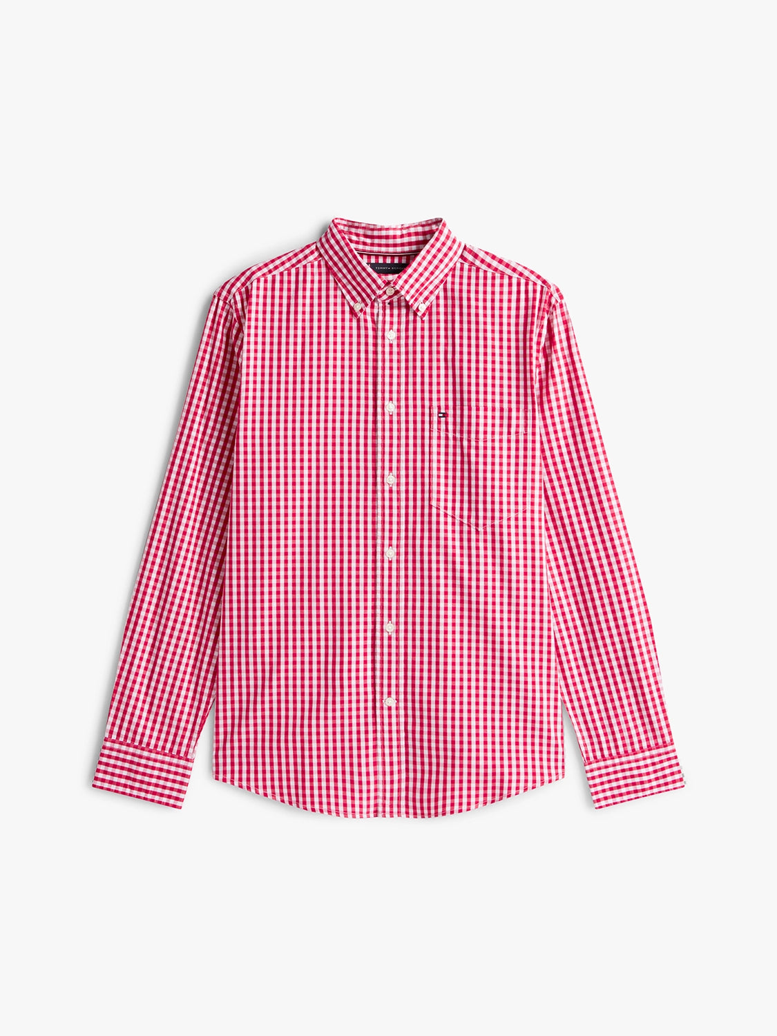TOMMY HILFIGER COTTON POPLIN MINI GINGHAM CHECK L/S SHIRT MW0MW39452