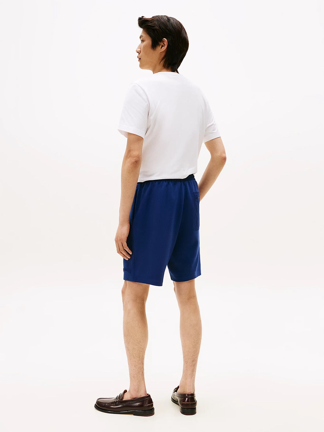 TOMMY HILFIGER SMALL EMBOSSED SWEAT SHORT MW0MW39687