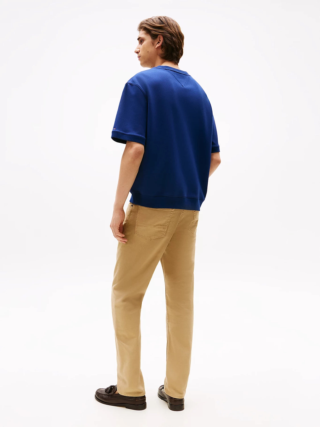 TOMMY HILFIGER SMALL EMBOSSED S/S SWEATSHIRT MW0MW39864