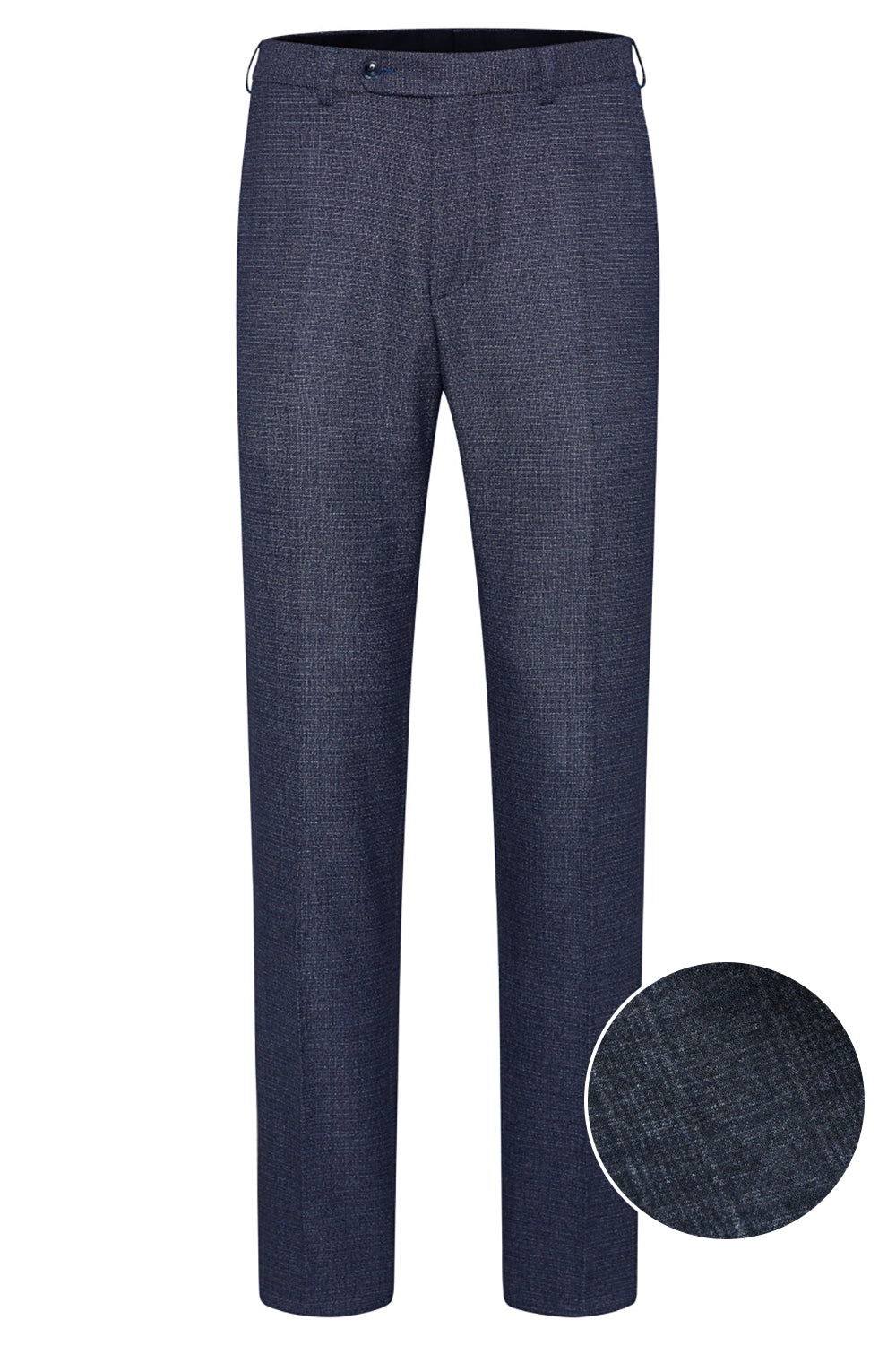DIGEL SERGIO STRETCH JERSEY CHECK MODERN FIT TROUSER 1240075T