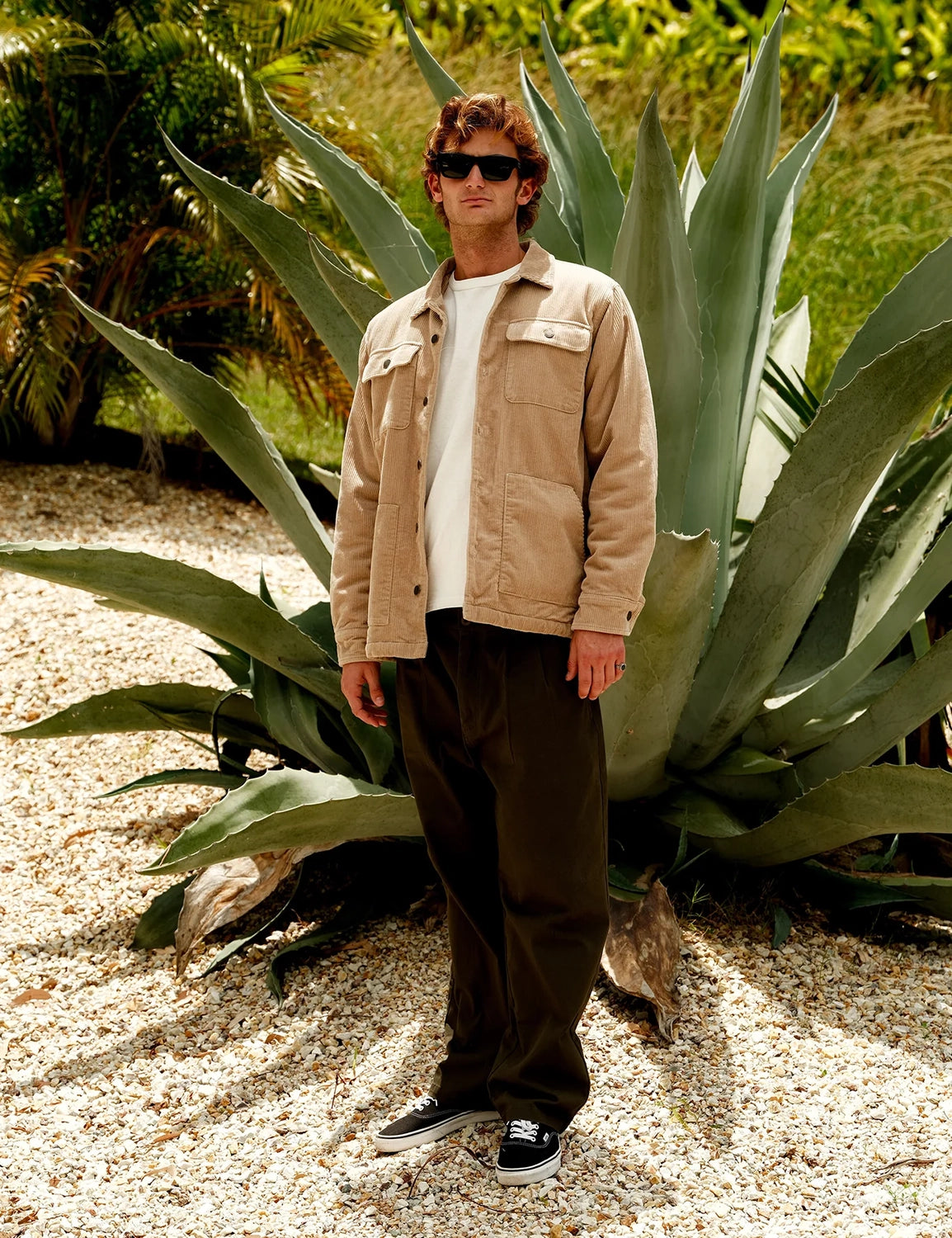 MR SIMPLE CORDUROY STOCKYARD SHERPA WORKER JACKET M093308