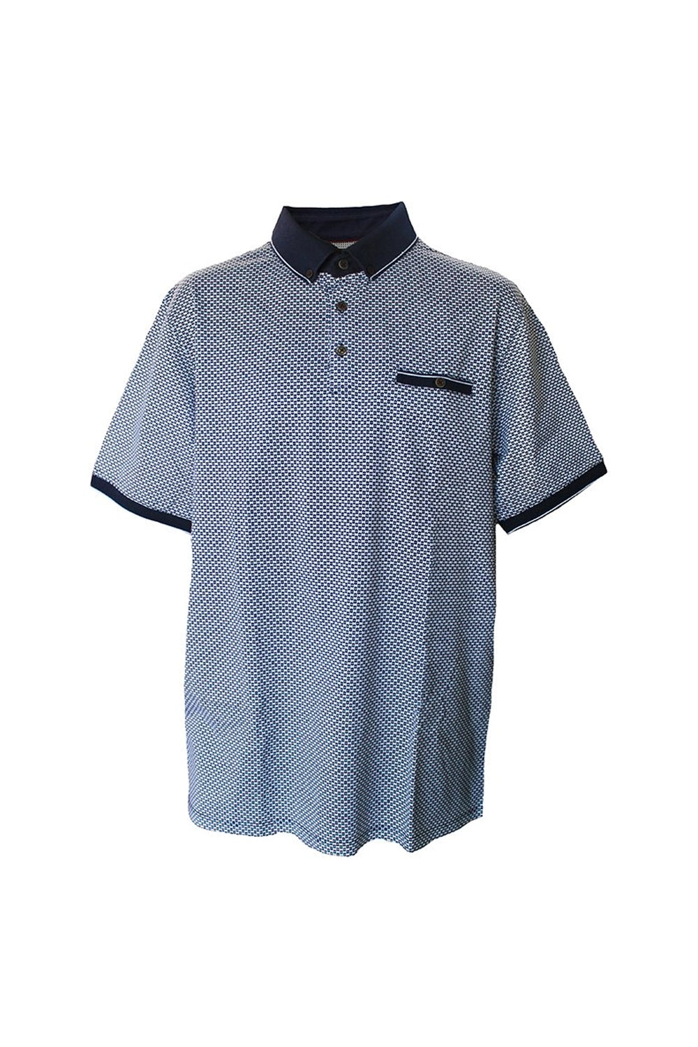BERLIN TEXTURED MERCERISED COTTON POCKET POLO K325