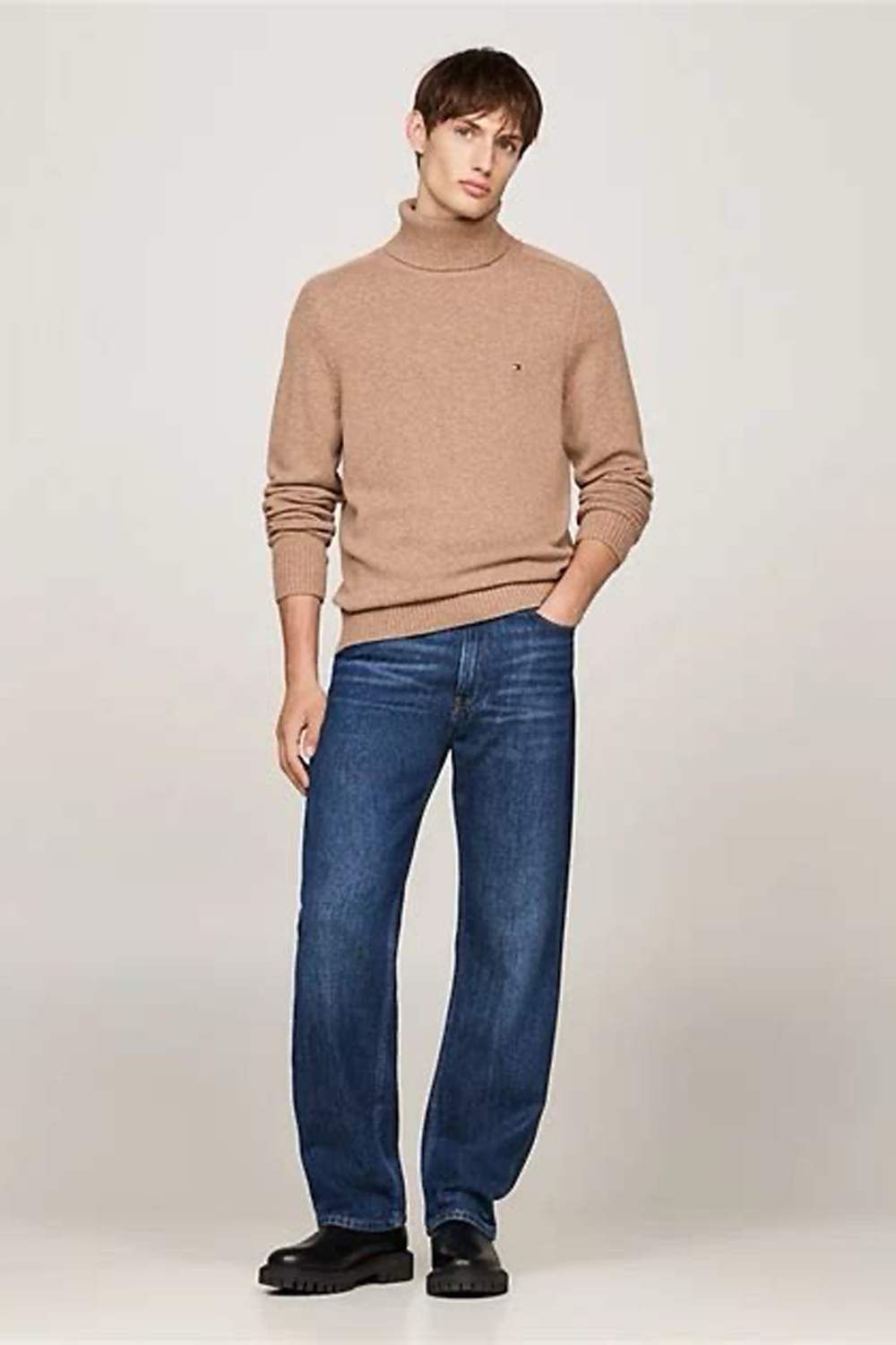 TOMMY HILFIGER LAMBSWOOL ROLL NECK MW0MW37332
