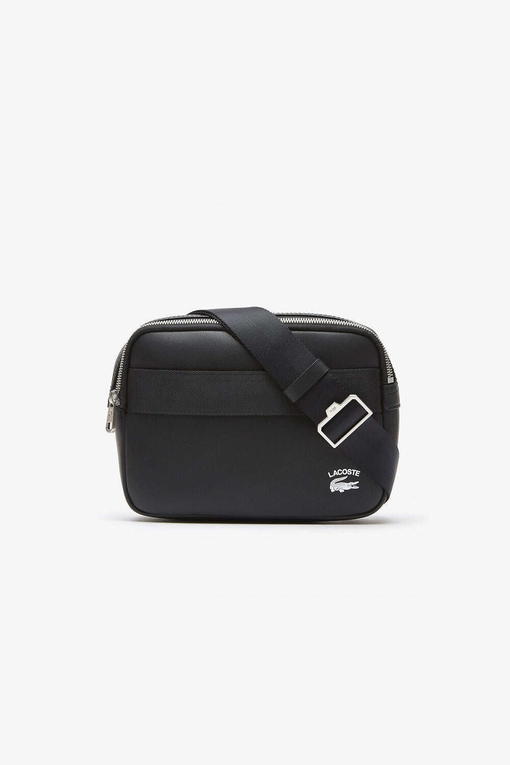 LACOSTE COATED SPLIT COW LEATHER REPORTER BAG NH4108PN