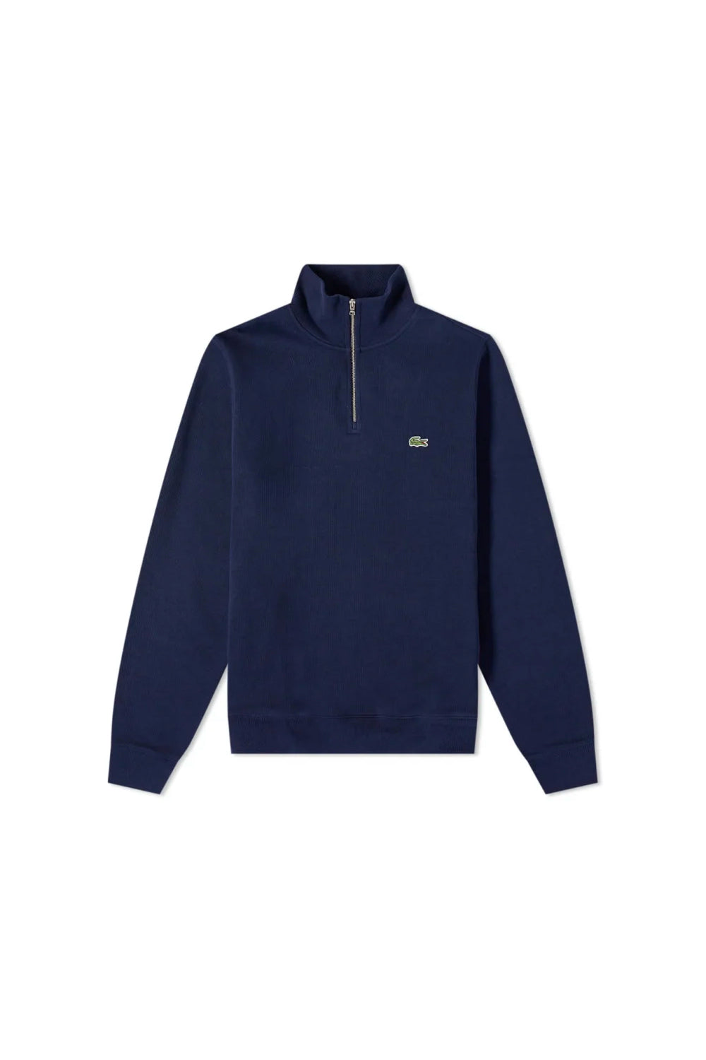 LACOSTE ESSENTIALS HALF ZIP RIBBED KNIT AH0235