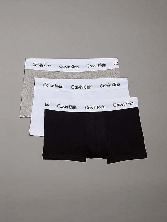 CALVIN KLEIN COTTON STRETCH 3PK LOW RISE TRUNK U2664